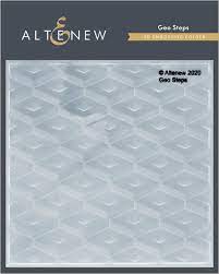 Altenew  - Geo Steps Embossing Folder - Design Creative Bling