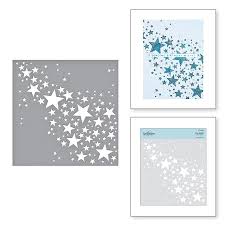 Spellbinders-Stencil Set-Celestial Zodiac-Star Bright - Design Creative Bling