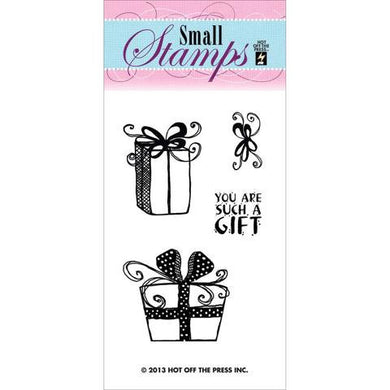 Hot Off the Press Gift stamp set - Design Creative Bling