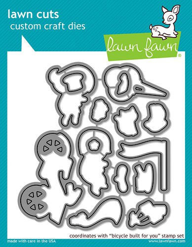 Lawn Fawn - Lawn Cuts - Dies - Bicycle Built for You - Design Creative Bling