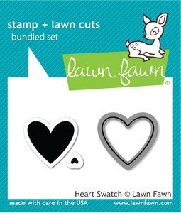 Lawn Fawn- Lawn Cuts- Heart Swatch - Design Creative Bling