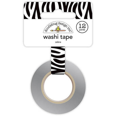 Doodlebug Design - At the Zoo Collection - Washi Tape - Zebra - Design Creative Bling