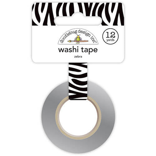 Doodlebug Design - At the Zoo Collection - Washi Tape - Zebra