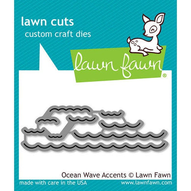 Lawn Fawn - Lawn Cuts - Dies - Ocean Wave Accents - Design Creative Bling