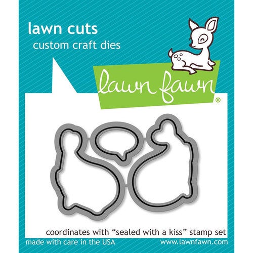 Lawn Fawn - Lawn Cuts - Dies - Sealed with a Kiss - Design Creative Bling