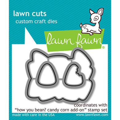 Lawn Fawn - Halloween - Lawn Cuts - Dies - How You Bean, Candy Corn Add-On Dies - Design Creative Bling