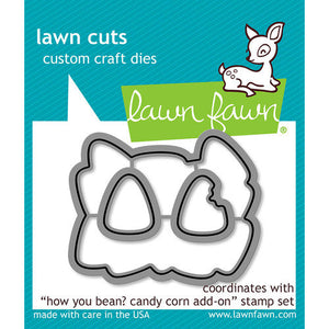 Lawn Fawn - Halloween - Lawn Cuts - Dies - How You Bean, Candy Corn Add-On Dies