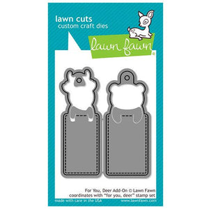 Lawn Fawn - Lawn Cuts - Dies - For You, Deer Add-On - Design Creative Bling