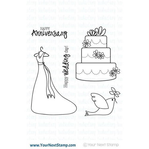 Your Next Stamp WEDDING BLISS Clear - Design Creative Bling