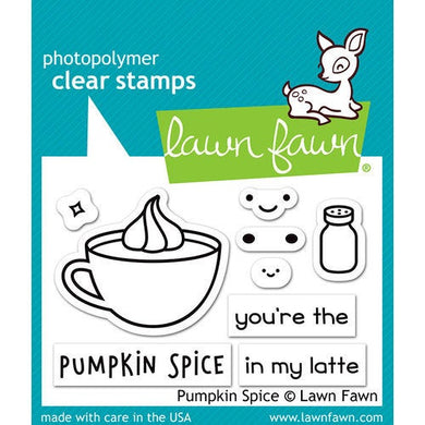 Lawn Fawn - Clear Acrylic Stamps - Pumpkin Spice - Design Creative Bling