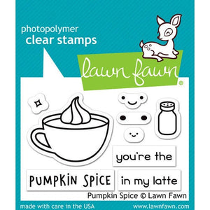 Lawn Fawn - Clear Acrylic Stamps - Pumpkin Spice - Design Creative Bling