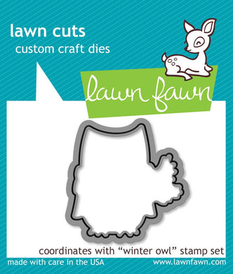 Lawn Fawn- Winter Owl- Lawn Cuts Dies - Design Creative Bling