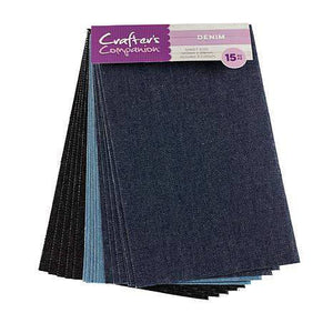 Crafter's Companion-Denim Sheets- 15 pc - Design Creative Bling