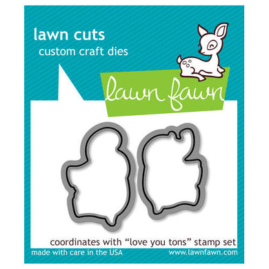 Lawn Fawn - Lawn Cuts - Dies - Love You Tons - Design Creative Bling