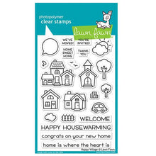 Charger l&#39;image dans la galerie, Lawn Fawn - Clear Acrylic Stamps - Happy Village - Design Creative Bling
