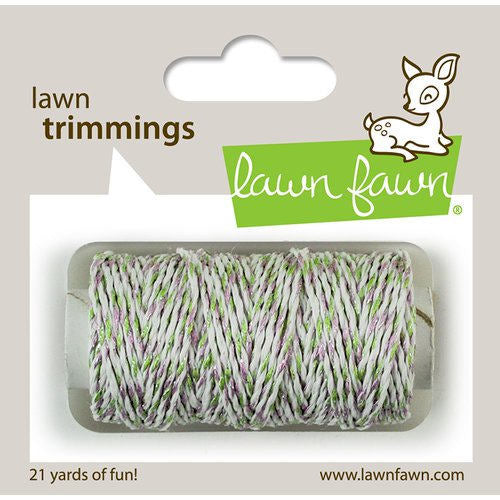 Lawn Fawn - Lawn Trimmings - Bakers Twine Spool - Meadow Sparkle Cord - Design Creative Bling