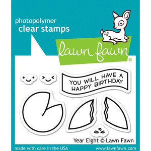 Lawn Fawn - Clear Acrylic Stamps - Year Eight - Design Creative Bling
