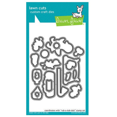 Lawn Fawn - Lawn Cuts - Dies - Rub-A-Dub-Dub - Design Creative Bling