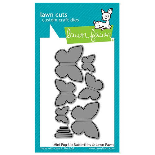 Lawn Fawn - Lawn Cuts - Dies - Mini Pop-Up Butterflies - Design Creative Bling