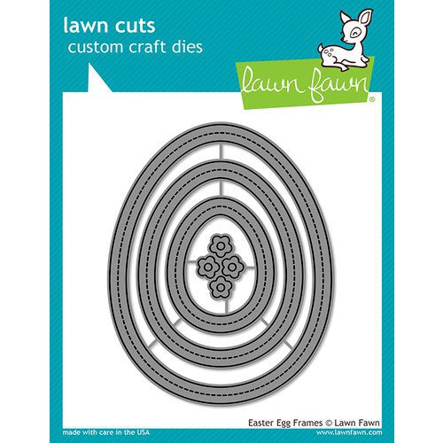 Lawn Fawn - Lawn Cuts - Dies - Easter Egg Frames - Design Creative Bling