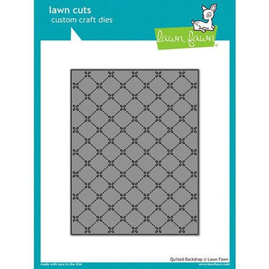 Lawn Fawn - Lawn Cuts - Dies - Quilted Backdrop - Design Creative Bling