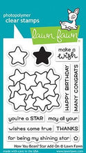 Cargar imagen en el visor de la galería, Lawn Fawn - Clear Acrylic Stamps - How You Bean Stars Add-On
