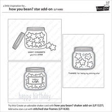 Load image into Gallery viewer, Lawn Fawn - Clear Acrylic Stamps - How You Bean Stars Add-On
