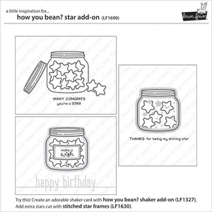 Lawn Fawn - Clear Acrylic Stamps - How You Bean Stars Add-On