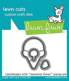 Lawn Fawn - Lawn Cuts - Dies - Sweetest Flavor - Design Creative Bling