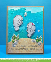 Load image into Gallery viewer, Lawn Fawn - Clear Acrylic Stamps - Manatee-rific
