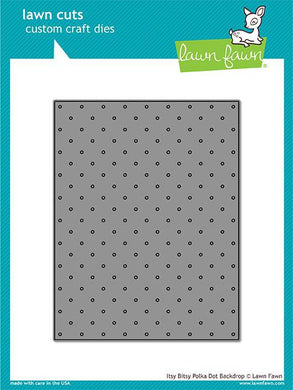 Lawn Fawn - Lawn Cuts - Dies - Itsy Bitsy Polka Dot Backdrop - Design Creative Bling