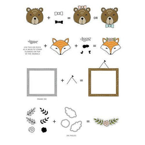 Concord and 9th - Clear Acrylic Stamps - Furry Friends