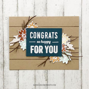Concord and 9th - Clear Photopolymer Stamps - Shiplap Sentiments - Design Creative Bling