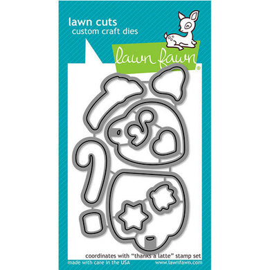 Lawn Fawn - Lawn Cuts - Dies - Thanks A Latte - Design Creative Bling