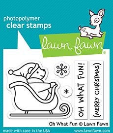 Lawn Fawn - Clear Photopolymer Stamps - Oh What Fun - Design Creative Bling