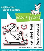 Load image into Gallery viewer, Lawn Fawn - Clear Photopolymer Stamps - Oh What Fun

