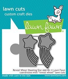 Lawn Fawn - Lawn Cuts - Dies - Reveal Wheel - Shooting Star Add-On