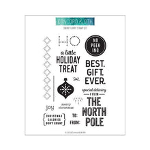 Cargar imagen en el visor de la galería, Concord and 9th - Christmas - Clear Photopolymer Stamps - Holiday Cheer Tags - Design Creative Bling
