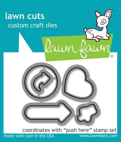 Lawn Fawn - Lawn Cuts - Dies - Push Here - Design Creative Bling