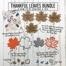 Load image into Gallery viewer, Concord and 9th - Clear Photopolymer Stamps - Thankful Leaves Turnabout - Design Creative Bling
