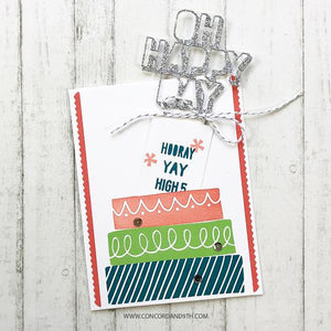 Concord and 9th - Clear Photopolymer Stamps - Top It Off - Design Creative Bling