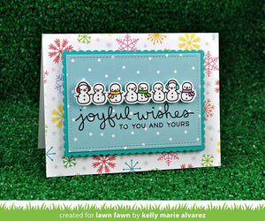 Lawn Fawn - Christmas - Clear Photopolymer Stamps - Simply Celebrate Winter - Design Creative Bling