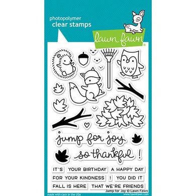 Lawn Fawn - Clear Photopolymer Stamps - Jump for Joy - Design Creative Bling