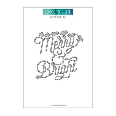 Concord and 9th - Christmas - Dies - Merry and Bright - Design Creative Bling