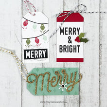 Load image into Gallery viewer, Concord and 9th - Christmas - Clear Photopolymer Stamps - Merry and Bright - Design Creative Bling
