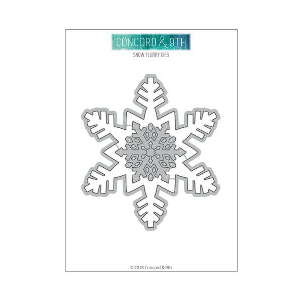 Concord and 9th - Christmas - Dies - Snow Flurry - Design Creative Bling