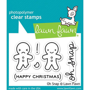 Lawn Fawn - Clear Photopolymer Stamps - Oh Snap - Design Creative Bling