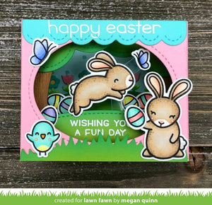 Lawn Fawn-Lawn Cuts-Shadow Box Card Spring Add-on - Design Creative Bling