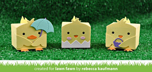 Lawn Fawn-Lawn Cuts-Tiny Gift Box Chick And Duck Add-on