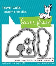 Lawn Fawn- Thin Metal Dies- Rain Or Shine Before 'N Afters - Design Creative Bling